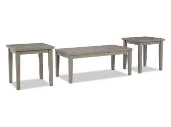 Loratti Grey 3Pc Table Set