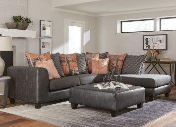 Apricot 2-Piece Sectional