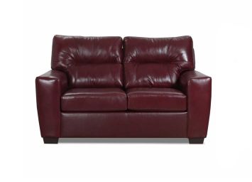 Soft Touch Crimson Loveseat