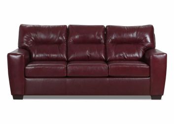 Soft Touch Crimson Sofa