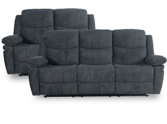 Aida Lead Reclining Sofa and Loveseat Set - 0070AL20