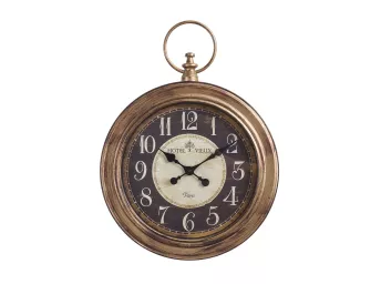 Antique Brown/18" Diameter  Wall Clock - 9092AB00