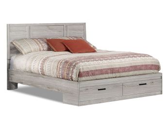 Aurora Oak Queen Storage Bed - 0630AO3S