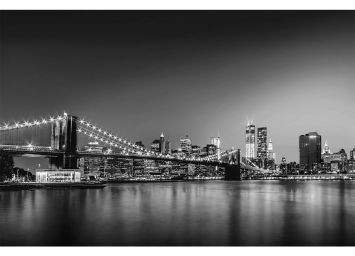 B&W City Scape 24 x 36 Print - SF252436