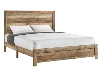 Beverly Rustic Hickory King Bed - 0300BR3K