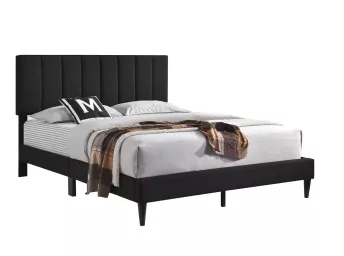 Black Channel Full Platform Full Bed - 2107BK3F