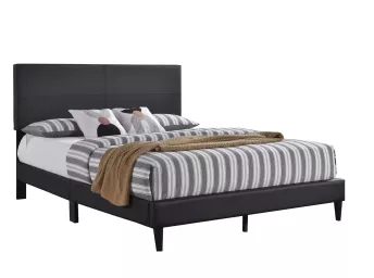 Black Full Platform Bed - 2105BK3F