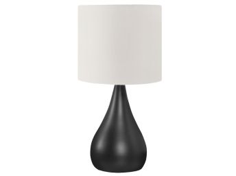 Black Metal 18" Table Lamp - 9639BM15