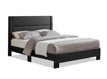 Black Queen Complete Bed  - 2175BK3Q