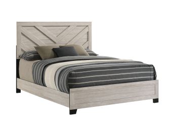 Bradley Dusty Grey Oak King Bed  - 0370GO3K