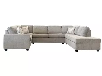 Brady Military 3-Piece Sectional with Right Facing Lounger - 2656BM3R