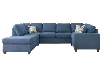 Brady Navy  3-Piece Sectional - 2656BN30