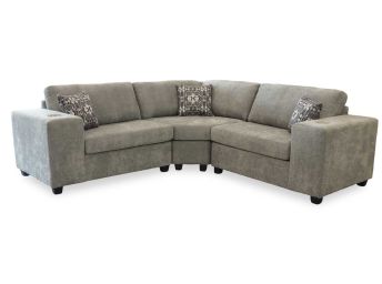 Brandon Grey 3Pc Sectional - 2357BG30
