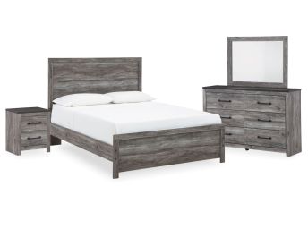 Bronyan Gray 6-Piece Queen Bedroom Set - 1290BG6Q