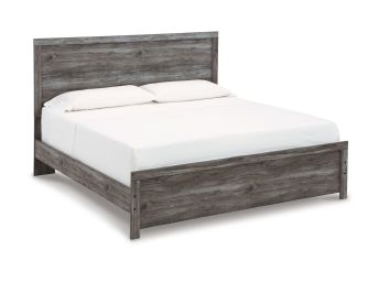 Bronyan Grey King Panel Bed - 1290BG3K