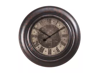 Brown 30" Diameter Wall Clock - 9027BR00