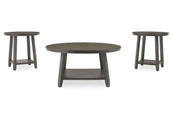Caitbrook Grey 3Pc Table Set - 0188CG30