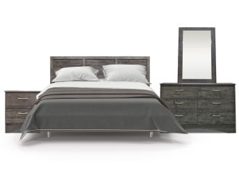 Canyon Maple 4-Piece Queen Bedroom Set  - 0917CM40