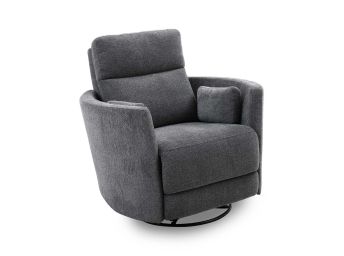 Capri Graphite Swivel Glider Recliner - 7022CG09