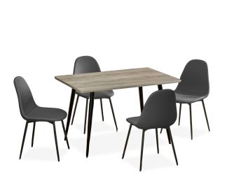 Charcoal 5-Piece Dinette - 0215CH50