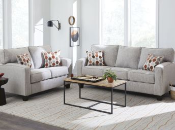 Chennay Silver Sofa and Loveseat  - 0329CS20