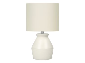Cream Ceramic 17" Table Lamp - 9740CC15