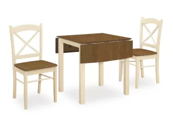 Cream & Oak 3-Piece Dinette Set - 1325CO30