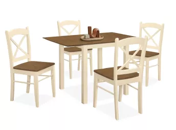 Cream & Oak 5-Piece Dinette Set - 1325CO50