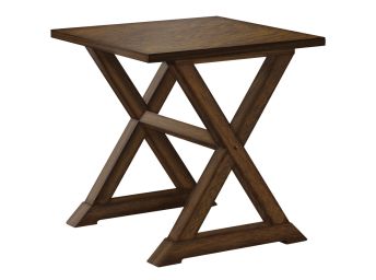 Dark Walnut 24" Accent Table - 3988DW00