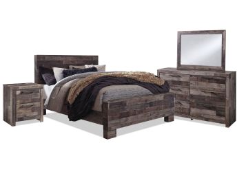 Derekson Gray 6-Piece Queen Bedroom Set - 0200DG6Q