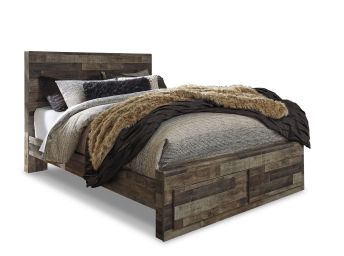 Derekson Gray Queen Storage Bed - 0200DG4Q