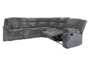 Eddy Grey 3Pc Motion Sectional - 1040EG30