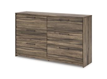 Elbrim Brown Six Drawer Dresser - 2005EB01
