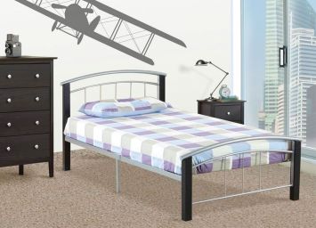 Espresso/Pewter Twin Bed Complete - 2330ES2T