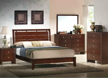Evan Espresso 7-Piece Queen Bedroom Set - 4700EE7Q