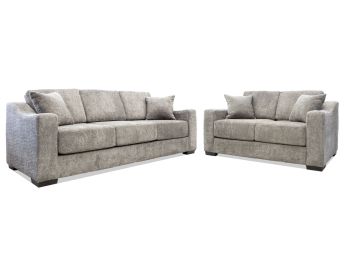 Fairytale Charcoal Sofa & Loveseat Set - 2302FC20