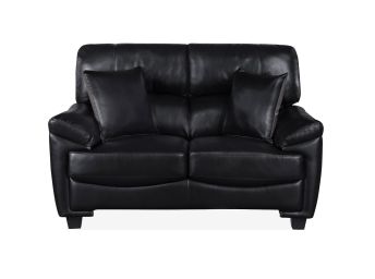 Felix Black Loveseat - 0050FB02