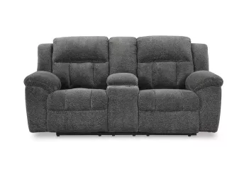 Frohn Graphite Reclining Loveseat - 3740FG02