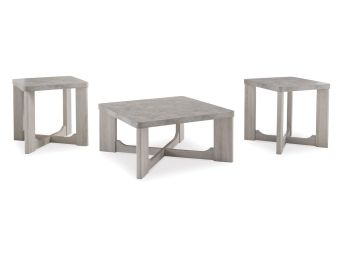 Garnilly Whitewash 3-Piece Coffee Table Set - 0247GW30