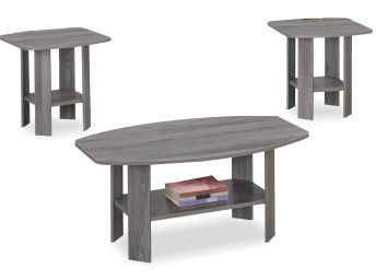 Grey 3-Piece Coffee Table Set - 7925GY30