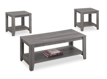 Grey 3-Piece Table Set - 7991GY30