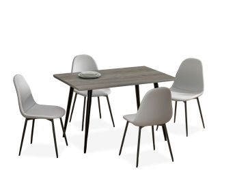 Grey 5-Piece Dinette - 0215GR50