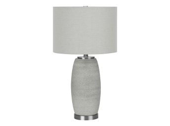 Grey Ceramic 25" Table Lamp - 9711GC15