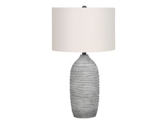 Grey Resin 27" Table Lamp - 9723GR15