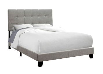Grey Tufted Full Bed - 5920GY3F