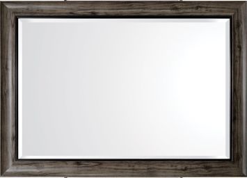 Grey Wood Grain 24x36 Mirror - GRYW2436