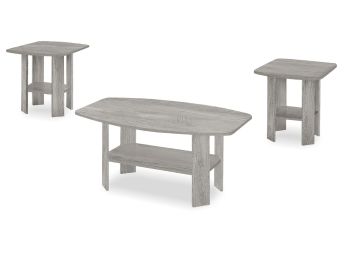 Industrial Grey 3-Piece Coffee Table Set  - 7870GY30