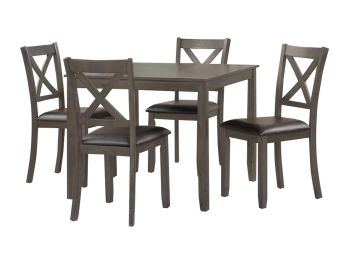 Julio Grey 5-Piece Dinette Set - 2014JG50