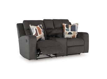 Kanlow Dusk Reclining Loveseat with Console - 3860KD02