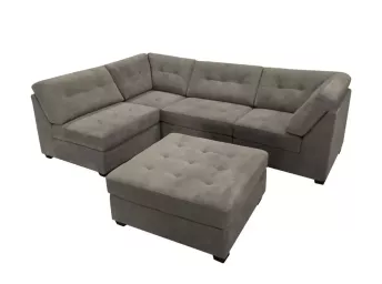 Kirkland Charcoal 4-Piece Sectional - 2522KC50